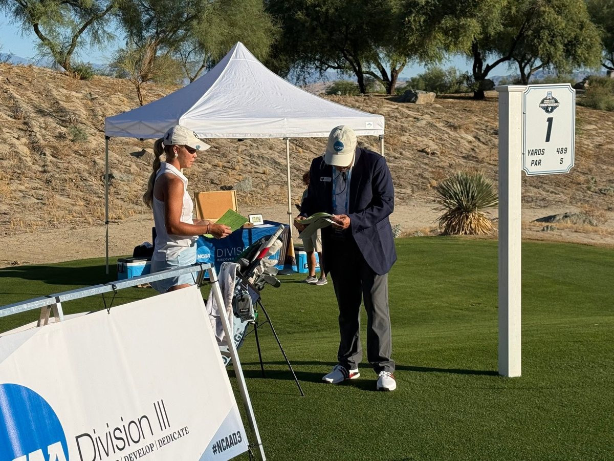 On the tee at nationals