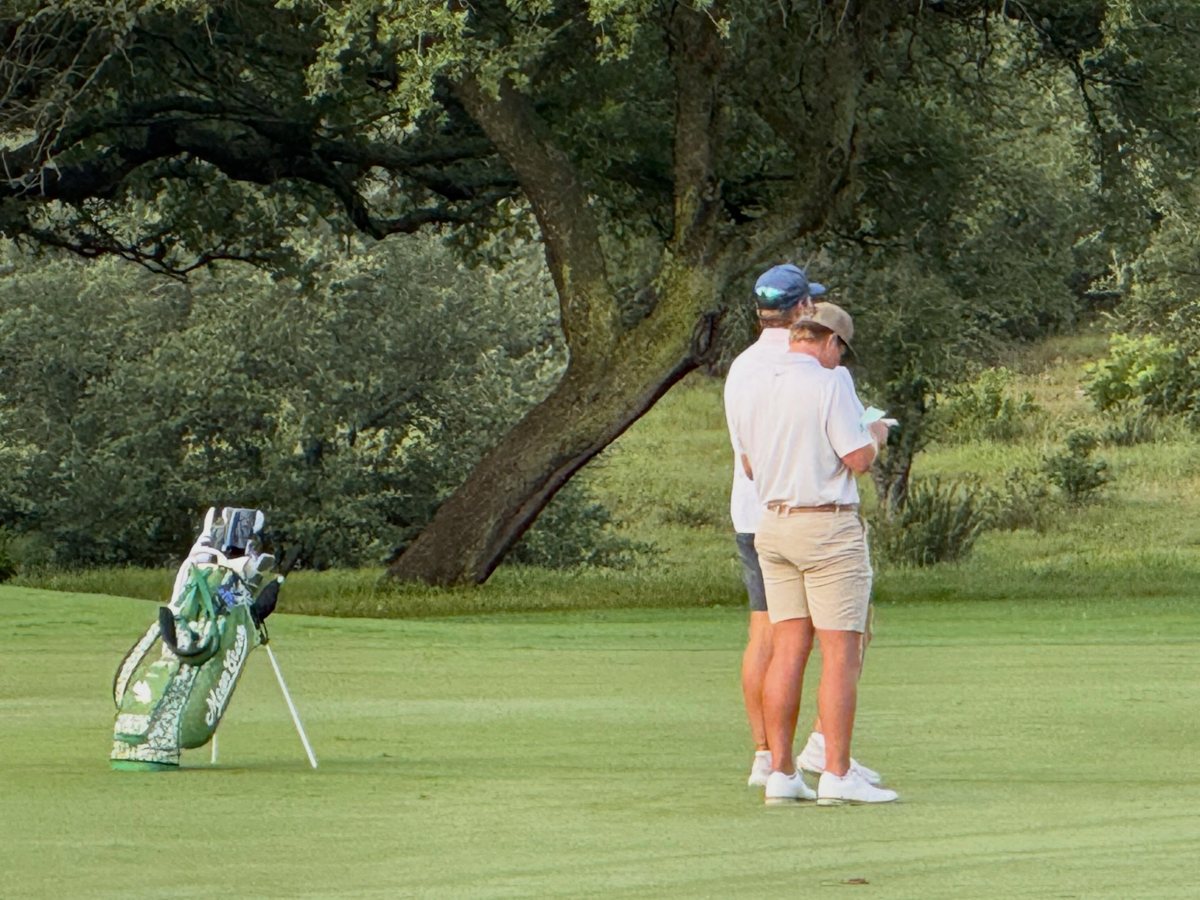 In the fairway at Spanish Oaks