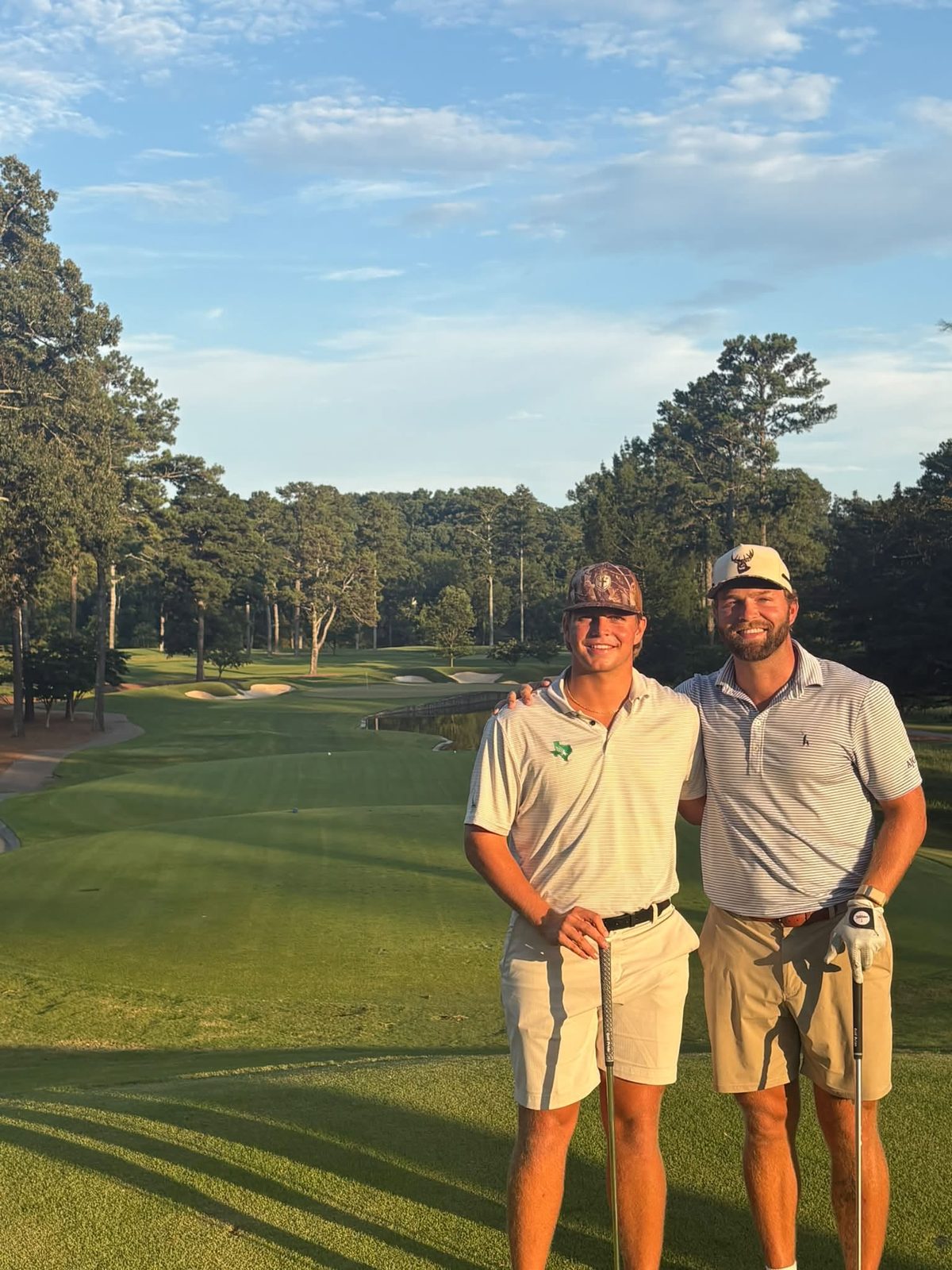 With brother Matthew Maier on the bag at the 2026 Southern Amateur, Atlanta Athletic Club