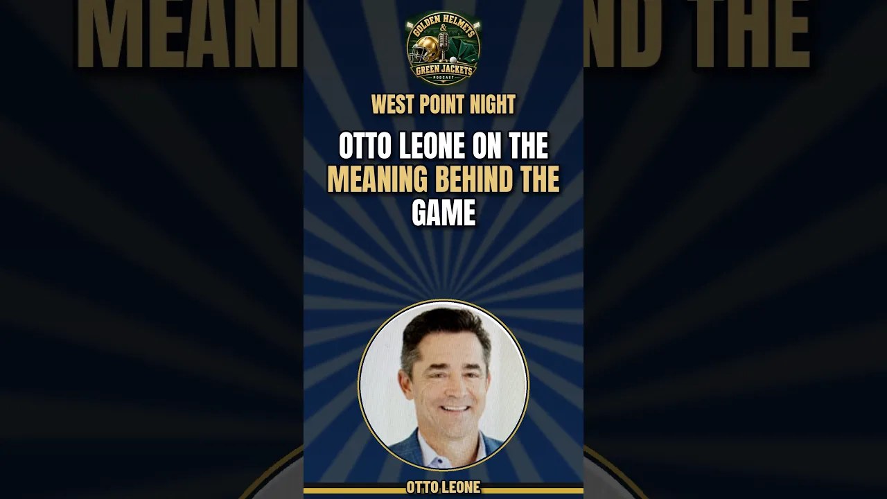 Why Army Football Means More 🇺🇸 | Otto Leone, USMA '91